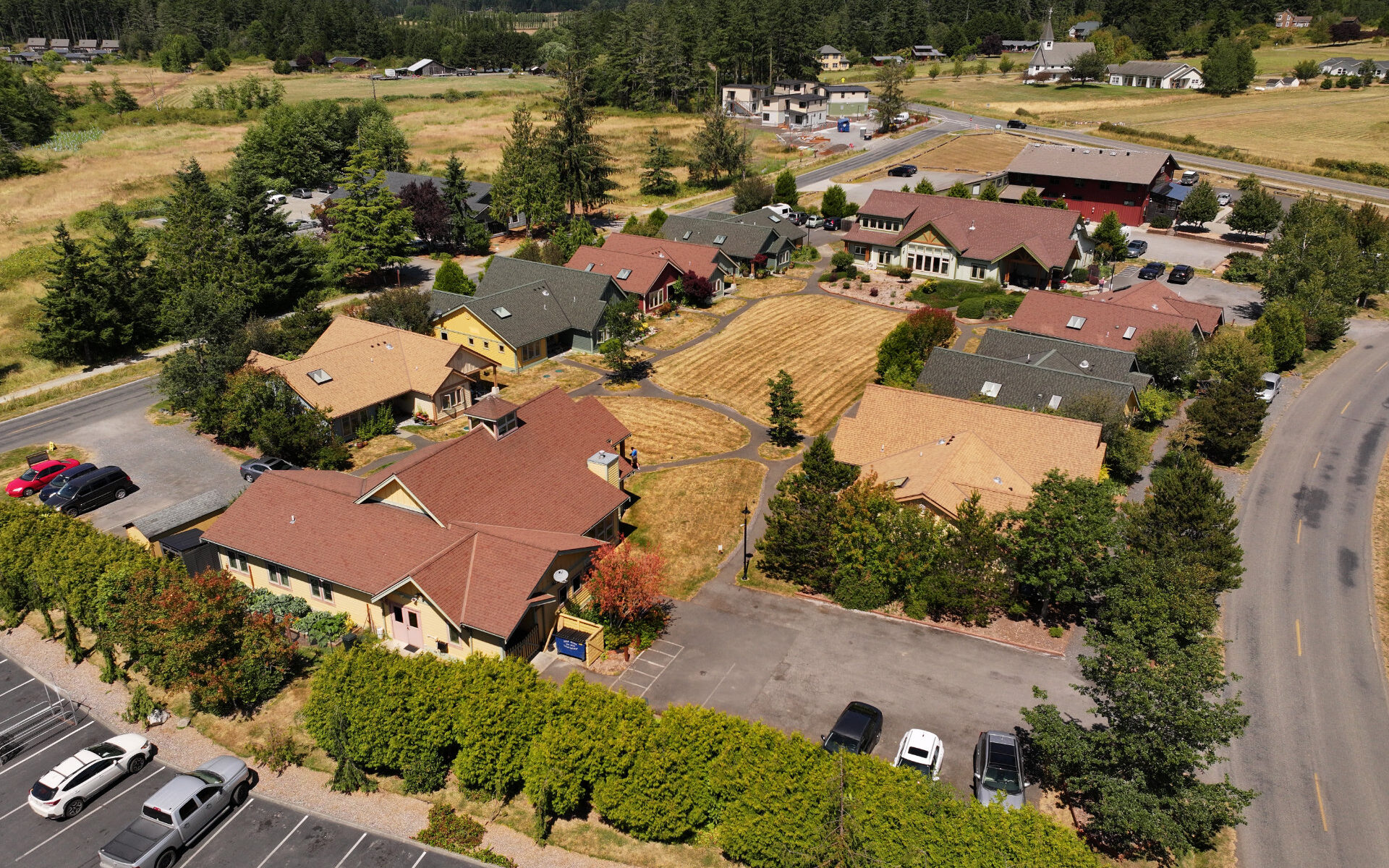 Aerial of The Hamlet